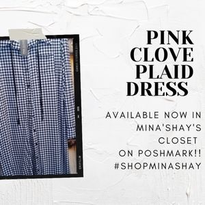 Pink Clove plaid dress